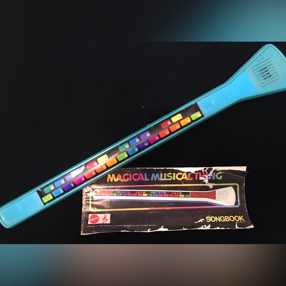 Mattel Other - Mattel Vintage 1978 Magical Musical Thing With Songbook